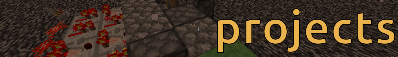 Minecraft screenshot of a small redstone contraption.