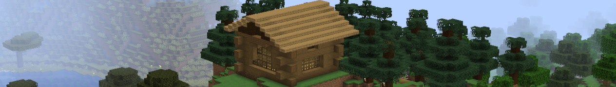 Home page. Log cabin on a hill.